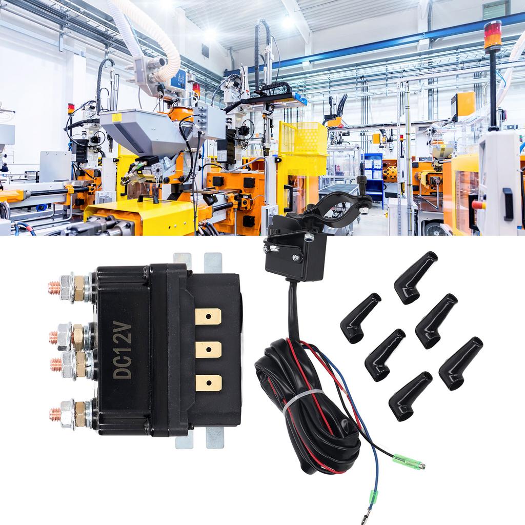 Elektrisches Windenrelais, 250 A, Messingspule, stabile Leistung, Winden-Magnetrelais-Schütz für ATV, 12 V