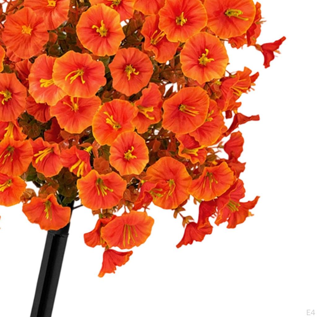 Artificial Flowers Decorative for Garden, Realistic Garden Stake, Easy Care Yard And Grave