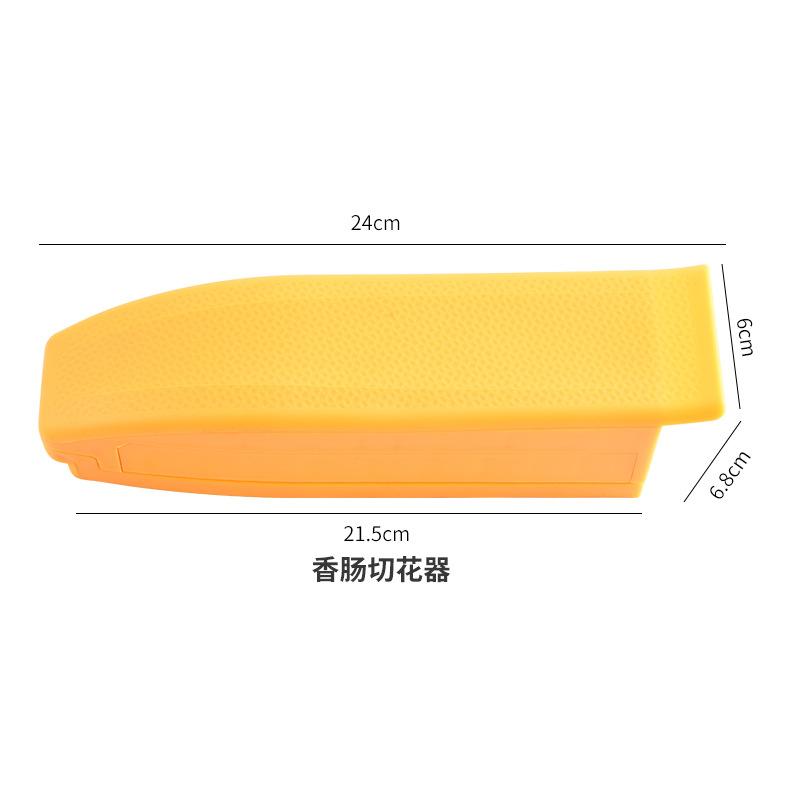 1 PIÈCE Trancheuse à Hot-Dog Coupe-Saucisse Outil de Cuisine Pour BBQ Camping Grillades Ustensile à Trancher la Viande à Hamburger en Acier Inoxydable