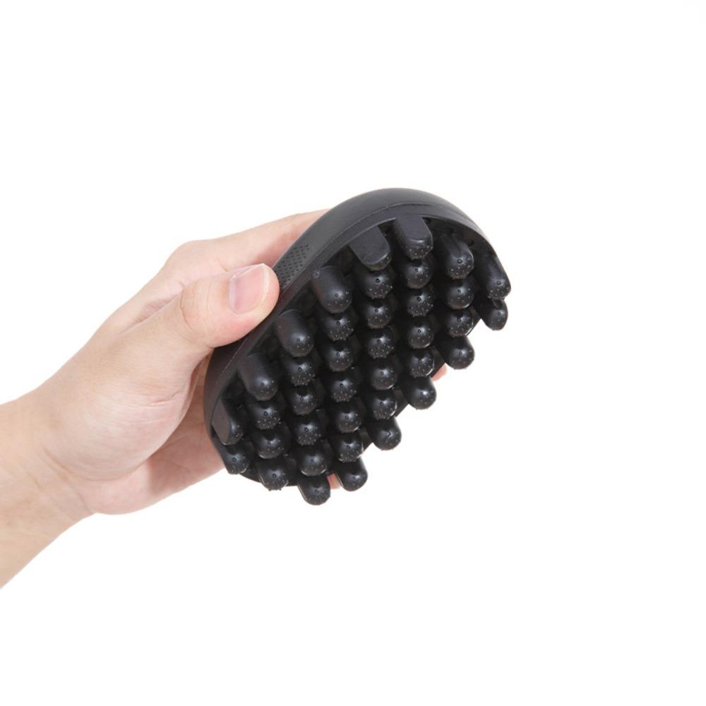 Silicone Curl Hair Silicone Brush 2 In 1 Edge Groove Design Twist Styler Brush Soft Air Cushioning Silicone Portable