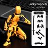 Sada akční figurky, obří meč Robot Akční figurka Robo 3D vytištěná 13 Akční figurka Fidget Toys kloubová, Sběratelé Desktop