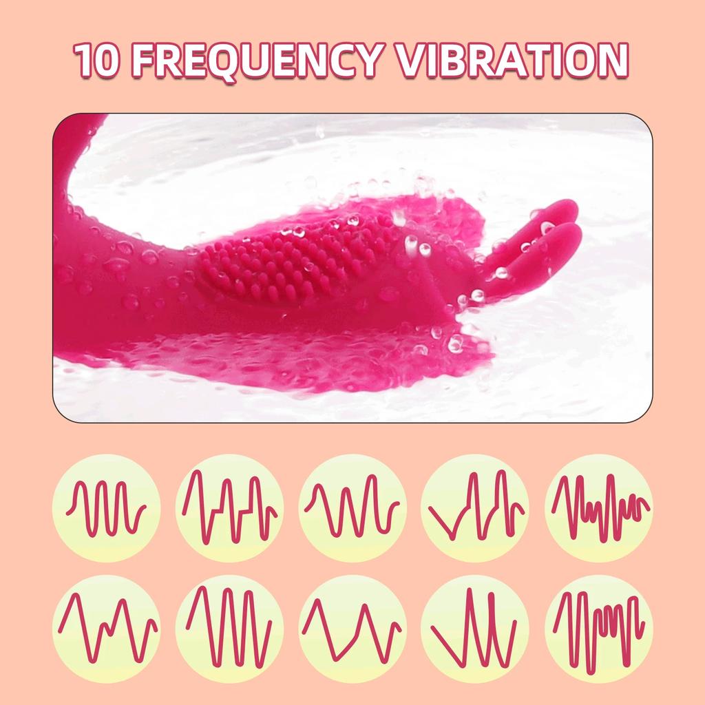Vibrator Female Masturbator Telescopic Vibrating Panty Dildo Butterfly Vibrator Vagin Stimulater Wearable Vibrator Sex Toy