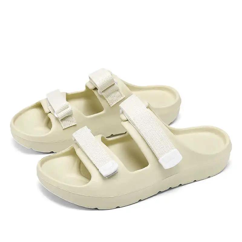 Appearance Increases Synthetic Leather Sandals Brown Slipper Slipper Men's Shoes Sports Sneakers Design Drop Shipping