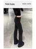 Women’s Fleece-Lined Micro-Flare Yoga Pants – High-Waisted, Slimming, Versatile for Autumn/Winter 2025