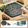 Triangle Link Chess Rubber Band Desktop Puzzle Toy For Children Multiplayer Interactive Family Game Enhances Logical Thinking