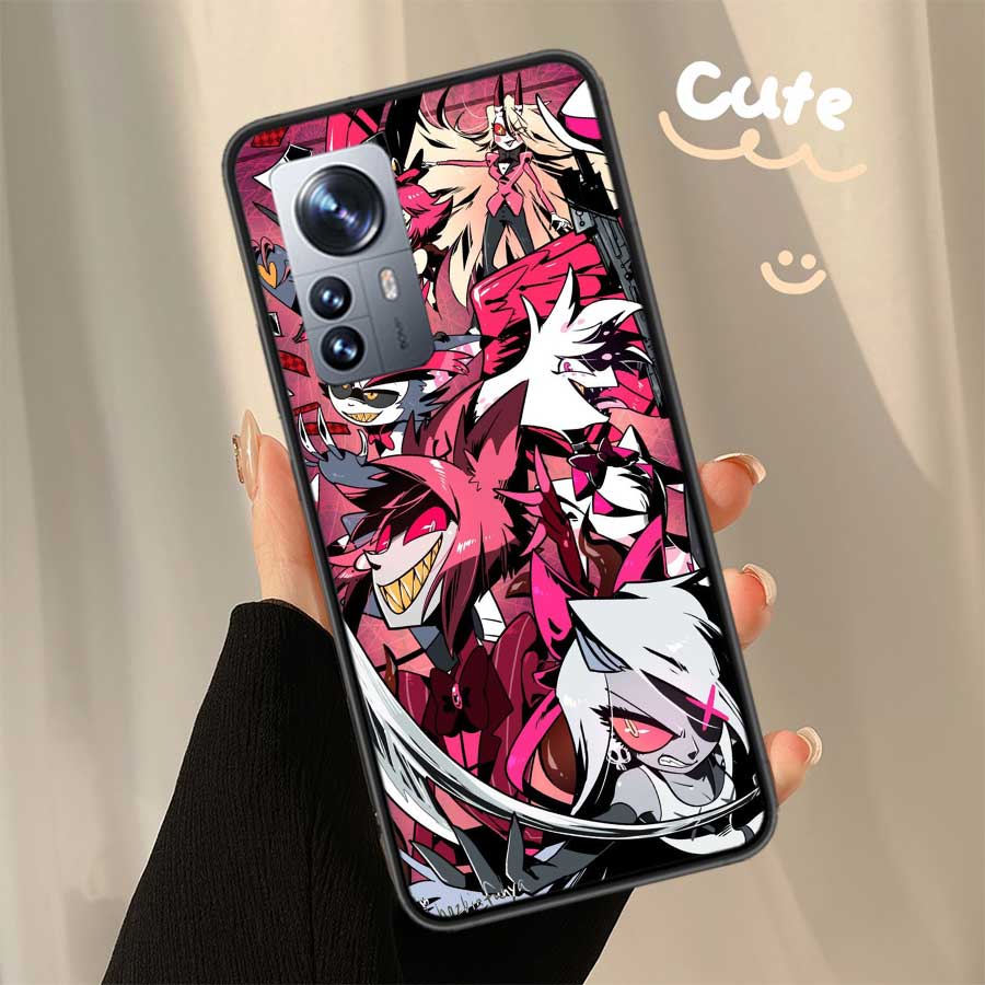 Anime H-Hazbin-H-Hotel Phone Case For Xiaomi 14 F7 Ultra Mi 15 Poco M6 M5S F6 F5 F3 X7 X6 X5 X3 11T 10T Pro 11 Lite Cover Coque