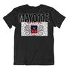 T-shirt Drapeau Mayotte Mode Pays Souvenir Cadeau Tee Logo Fierté