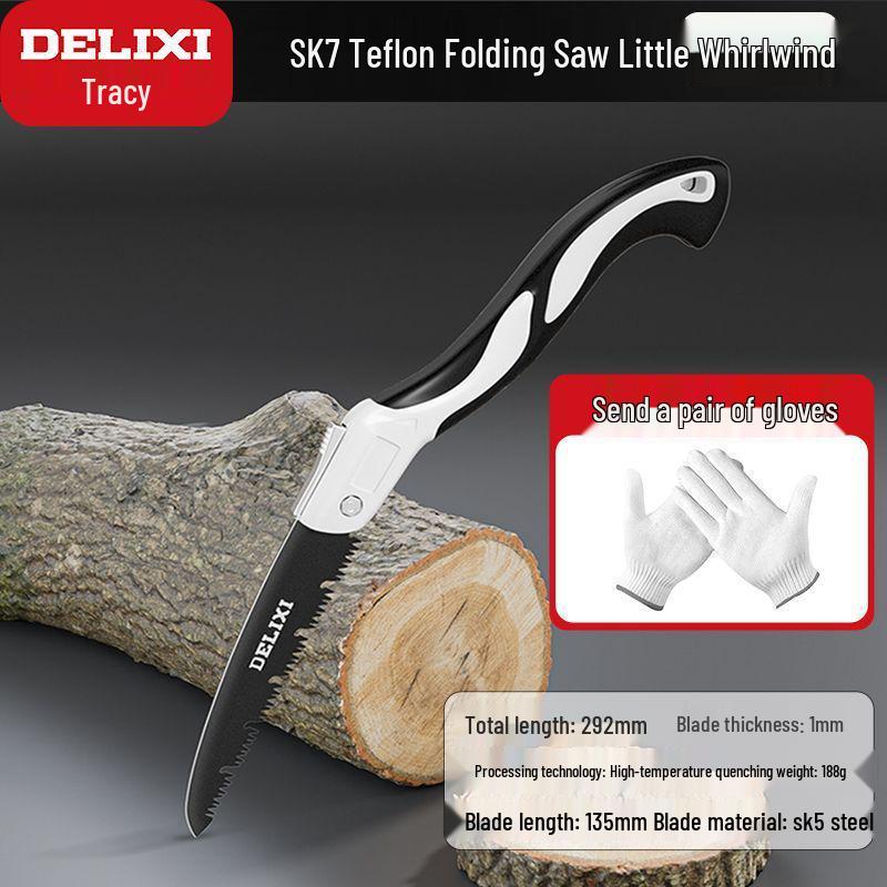 Compact Handheld Folding Woodworking Saw for Trees and Woodcraft