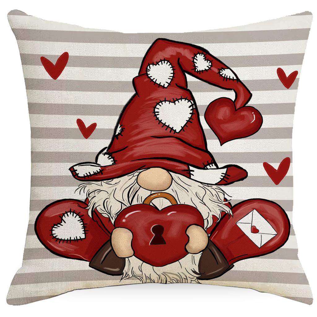 Valentinstag Kissenbezug Auto Sofa Wohnzimmer Schlafzimmer Kissen Festliche Dekoration Stoff Kissenbezug