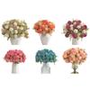 Artificial Hydrangea Silk Flower Bouquet Fading Resistant