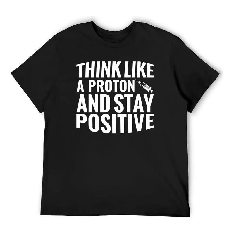 Camiseta Think Like A Proton And Stay Positive Sublime Plus S разноцветный