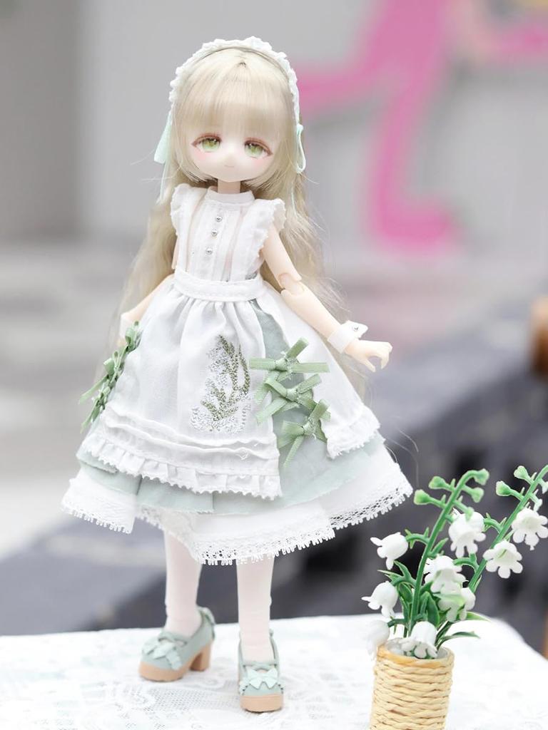 MJD Doll Scale Movable Anime For Ages 15 and Made of PVC Includes Collectible Figure by Suzuran Sogo 1/8 Figure, 20cm, Up, & ABS, Outfit, Momotale,