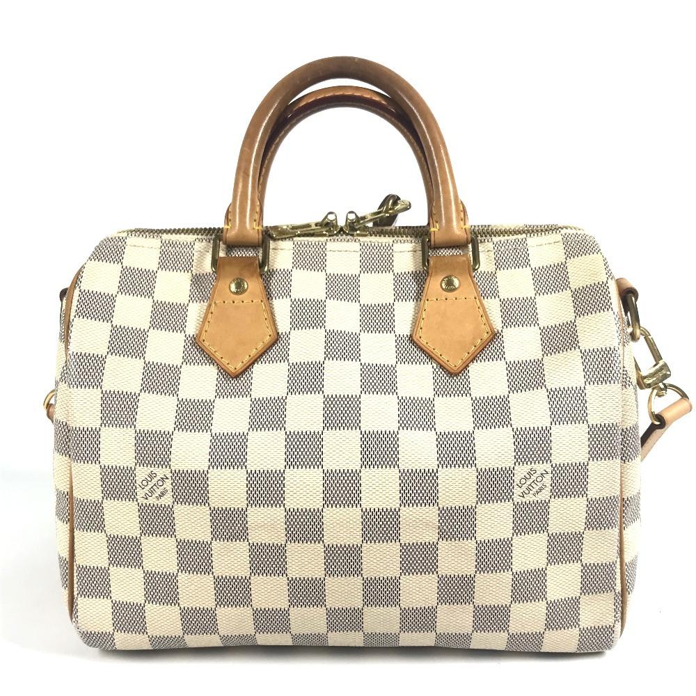 Louis Vuitton N40608 Damier Azur SpeedyBandouliere 25 Hand Bag Shoulder Bag