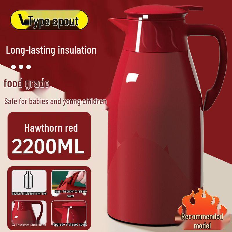 

Universal Large Capacity Insulated Hot Water Kettle and Thermos Bottle 2200 ml Special Offer More Practical