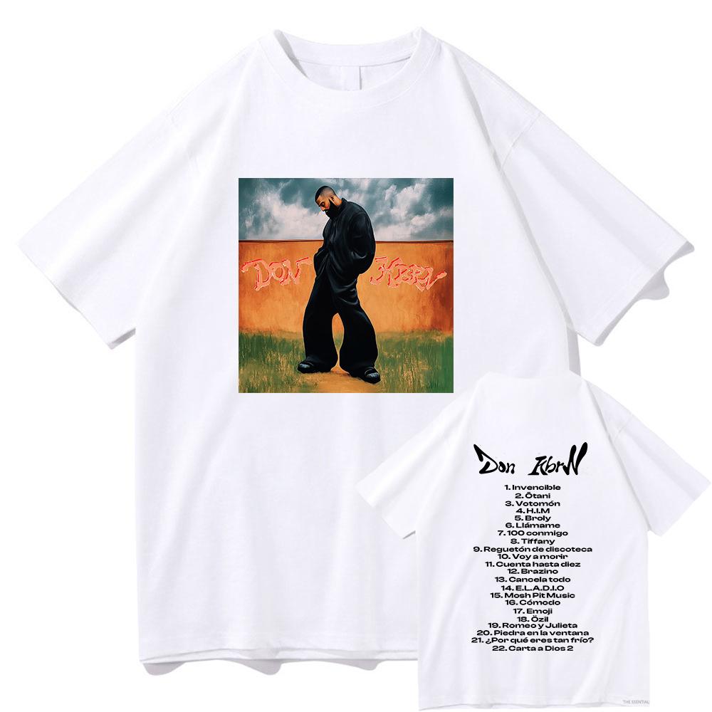 

2025 Лето Альбом DON KBRN Футболка Eladio Carrión Мода Мужская и Женская Одежда Харадзюку Летние Графические Футболки для Поклонников Подарки 4XL