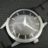 HAND-WINDING VINTAGE MONTINE SWISS MENS REFURBISHED BLACK DIAL WATCH a445227-1
