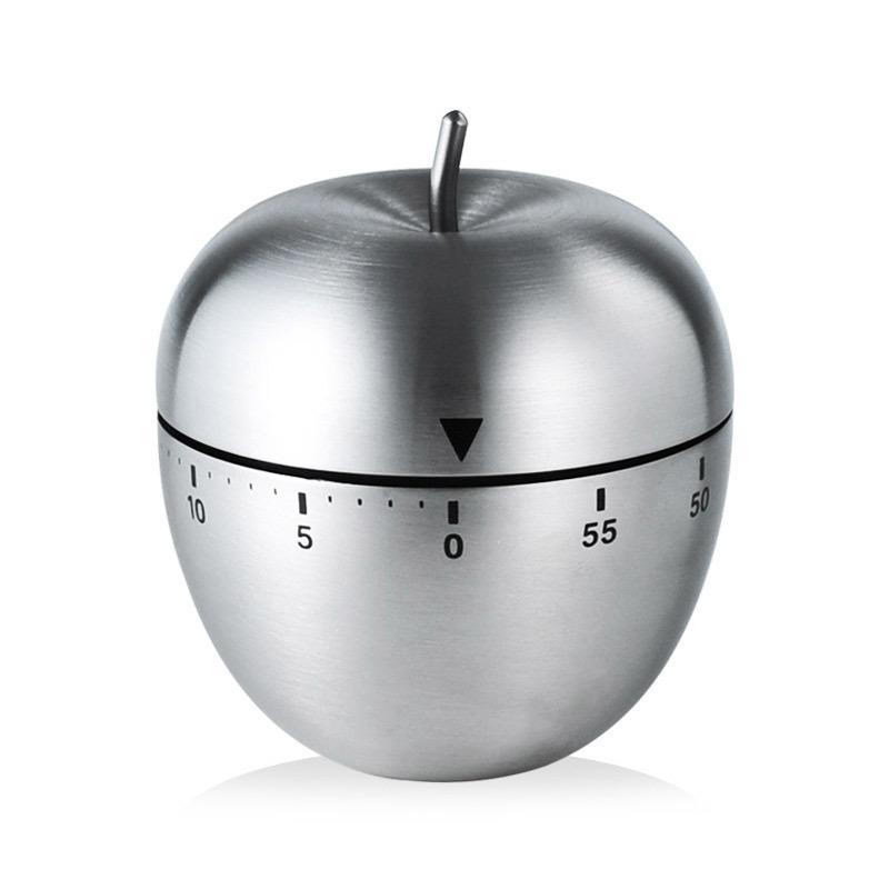 Egg Shaped Mechanical Timer 60 Minute Countdown Device for Baking Cooking Student Kitchen Helper