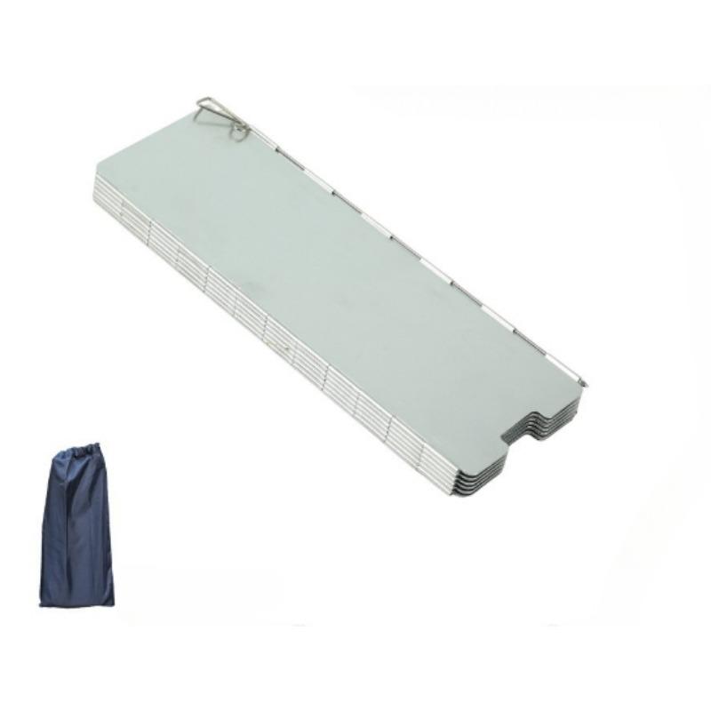 Ultraleichte 810121416 Platte Outdoor Faltbare Windschutzscheibe Campingkocher Windschutz Faltbarer Gaskocher Windschutz