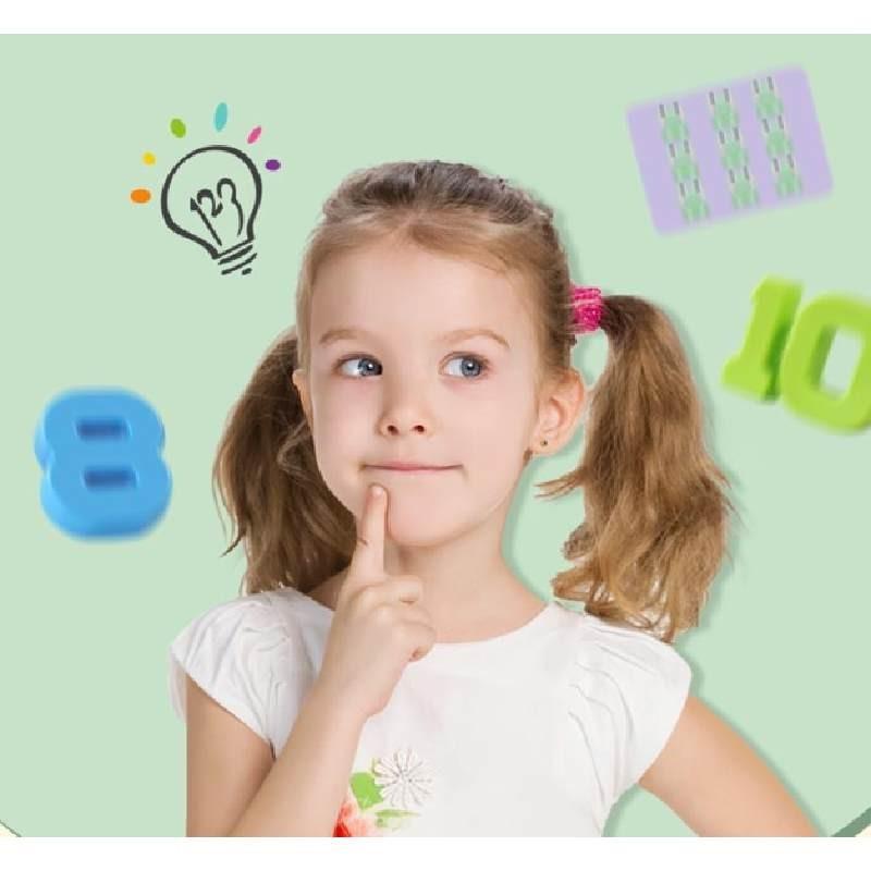 Kids Learning Math Balance Toy With Digital Cards For Logic Thinking And Intelligence Skills