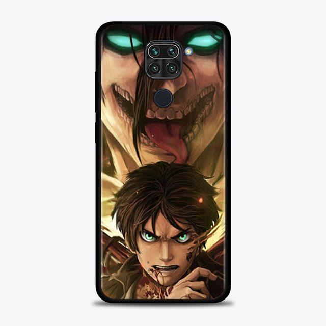 Case For Xiaomi Redmi Note 11 9 8 10 Pro 9s 8t 7 10pro Max Coque For Redmi 11 9 9c 9a 8 8a 7 7a Cover Attack On Titan Anime