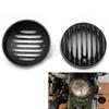 1 Paar Motorrad Schwarze Aluminium Schutzgitter für Blinker Blinkerabdeckungen Passend für Royal Enfield Classic 500