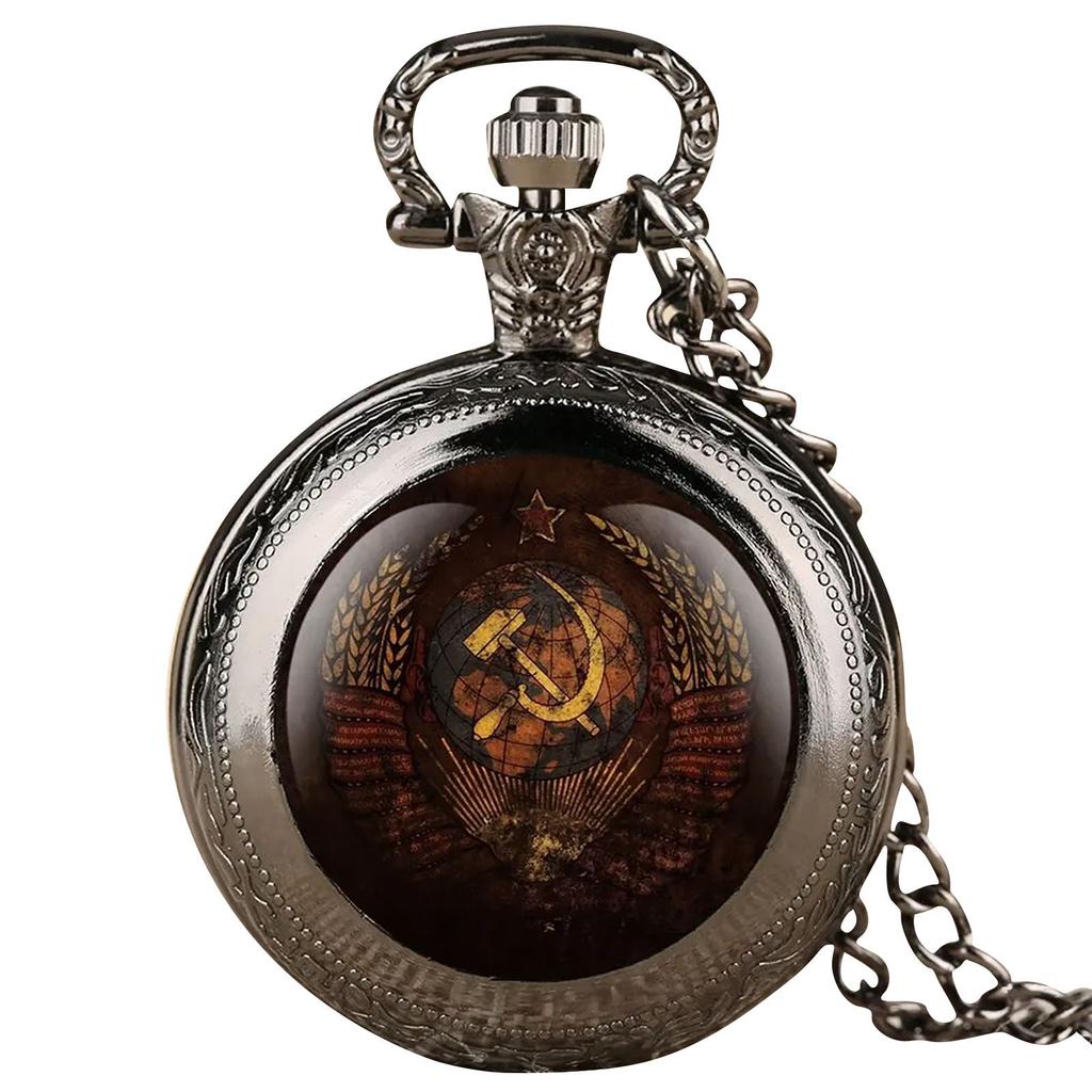 Vintage halskjede Antikk halskjede grenseoverskridende lommeur Liten skjønnhet lommeur