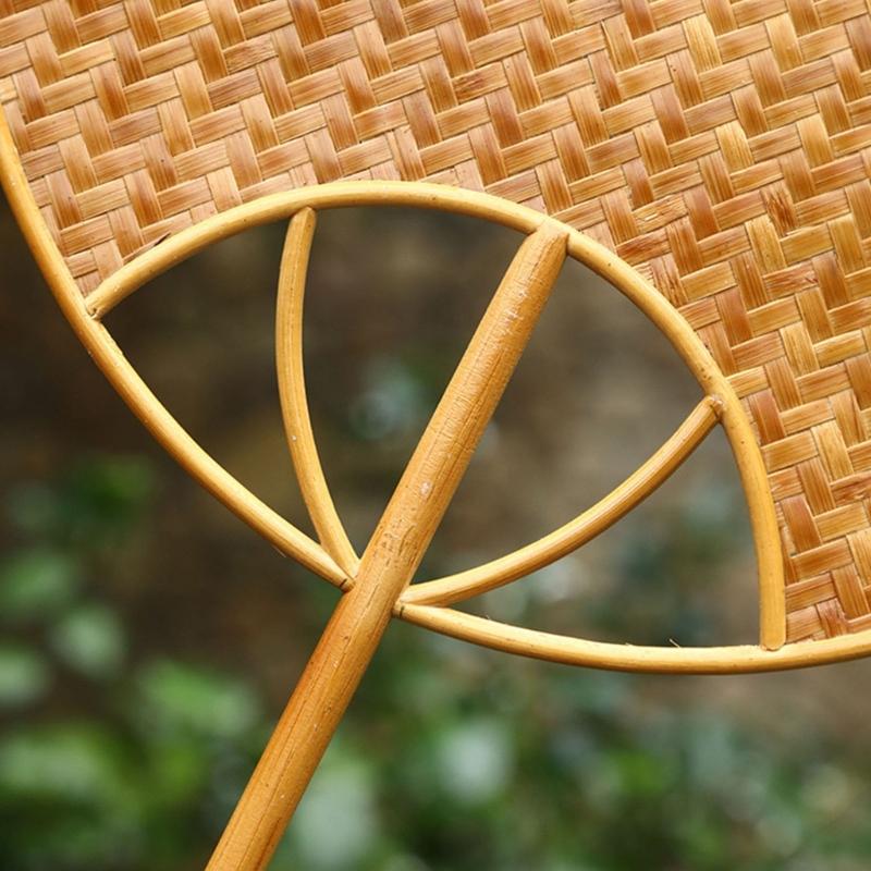 Handcrafts Bamboos Woven Fan Lightweight Cooling Fan for Summer Cooling Paddles and Weddings Parties Home Decors Gift