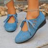 Autumn New Elegant Temperament Flat Lace-Up Single Shoes Women'S All Seasons Spring Style Shallow Mouth, Women Shoes