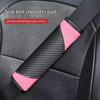 2Pcs PU Car Seat Belt Shoulder Covers Breathable Soft Protective Pads for Comfortable Daily Driving Travel