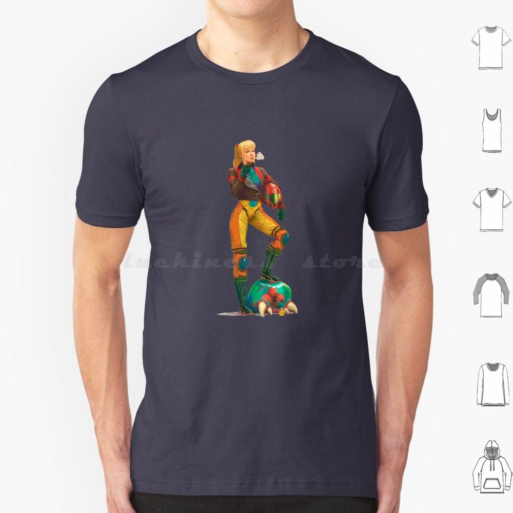 Metroid T-Shirt Herren Damen Kinder   Samus Metroid Spiel Videospiel Retro Zähes Küken Samus Aran Damen Stark Dread Weltraum-Pirat