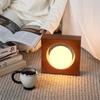 Wood Night Light Morden Art Creative Desk Lamp Minimalist Elegant Small Bedside Lamps Home Beside Desktop Mood Light Decoration