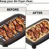 New 100PCS Rectangle Parchment Paper Disposable Air Fryer Baking Paper Air Fryer Liners for Oven Air Fryer Steamer Kitchen Tools