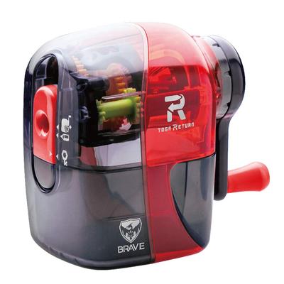 Sonic Toga Return Manual Pencil Clear Sharpener, Brave, Red, EK-1248-CR