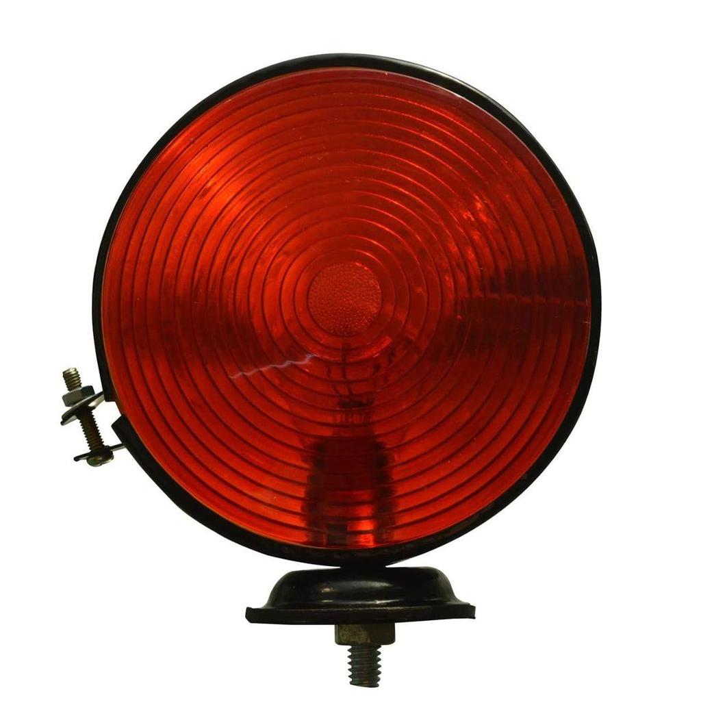 4" Double Face 12V Lights Set (Red) – Black Body | Suitable for Truck, Trailer & Universal Vehicles