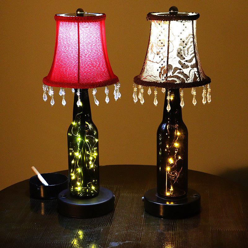 Rechargeable LED Nordic Bar Table Lamp - Clear Atmosphere Night Light for Hotel & Restaurant