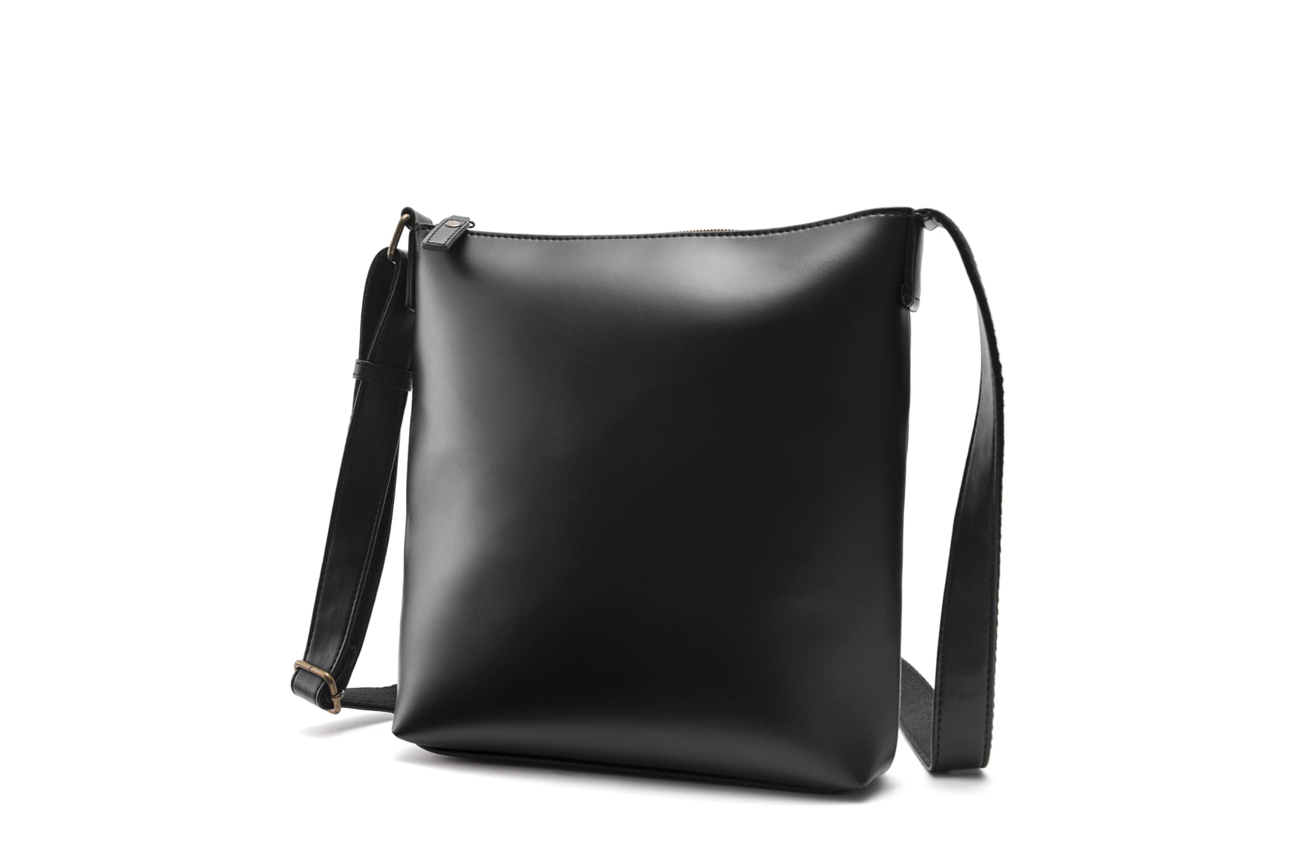 

Ike Oji Shoulder Faux Messenger Crossbody Large Stylish Black [Device] Bag, Leather, Bag, Bag, Lightweight, Capacity, Brand, Men s, чорний