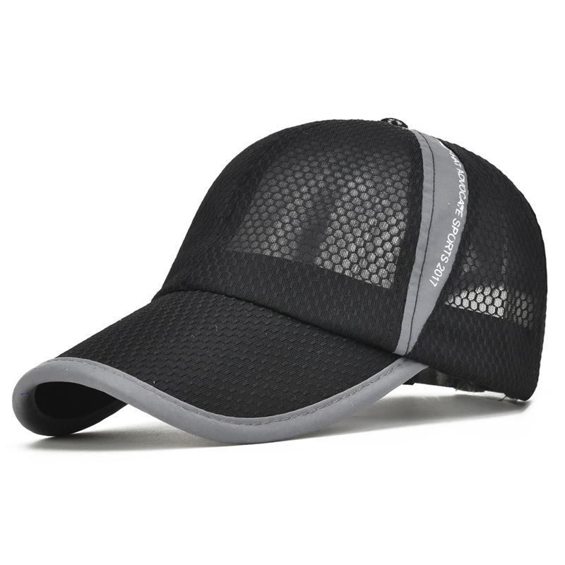 Breathable Sun Protection Solid Color Adjustable Dad Hat Unisex Spring Summer Outdoor Shade Baseball Cap Snapback