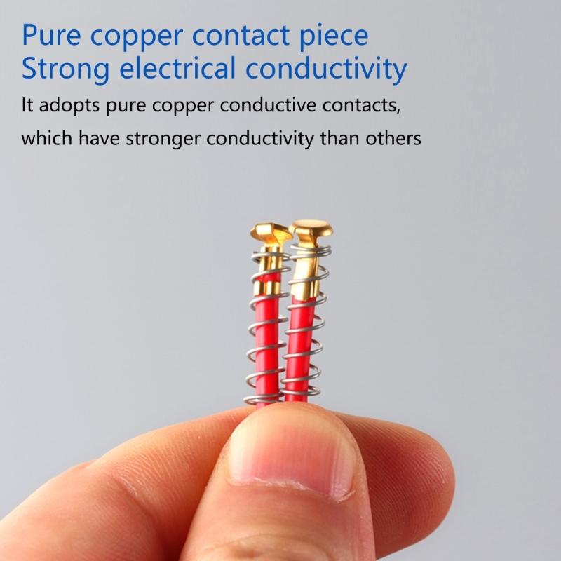 Pack of 10 Glass Fuse Holders ABS & Brass Fuse Tube Socket Universal Glass Fuse Holders Simple Operate for Inspection