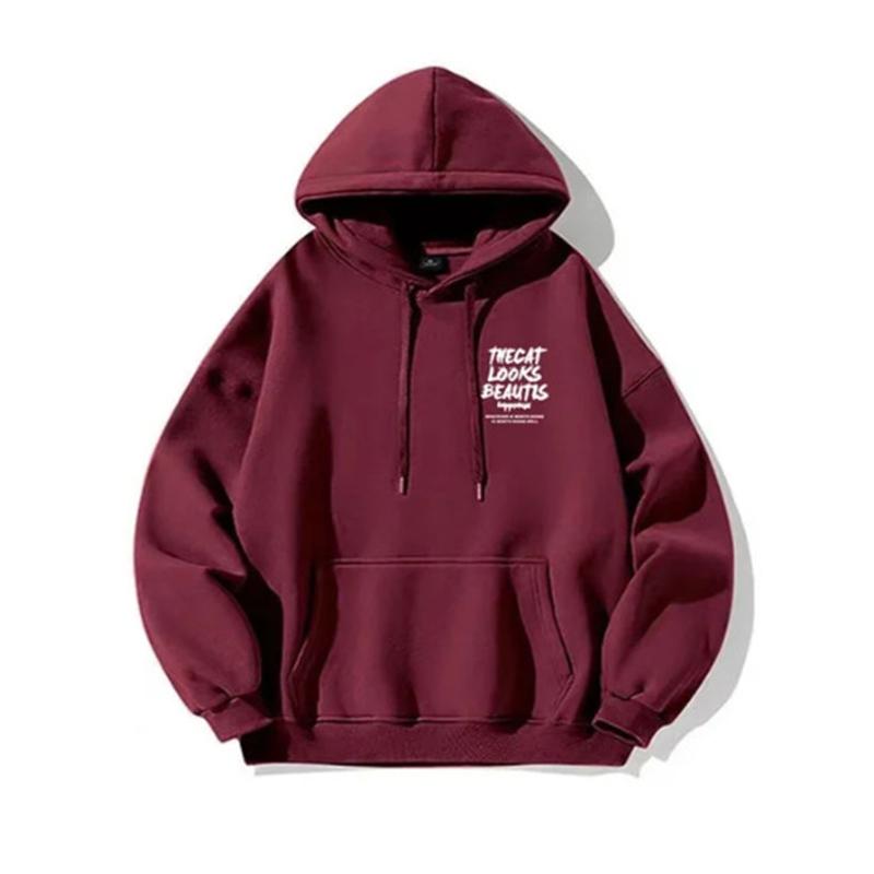 New Autumn Winter Leisure Street Clothing Hoodie Fashion Men's Comfortable Loose Hip Hop Street Clothing Y2K Pullover Hoodie