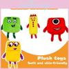 Numberblocks Plüschpuppe Weiches und niedliches Stofftier für Kinder Bildend und lustig