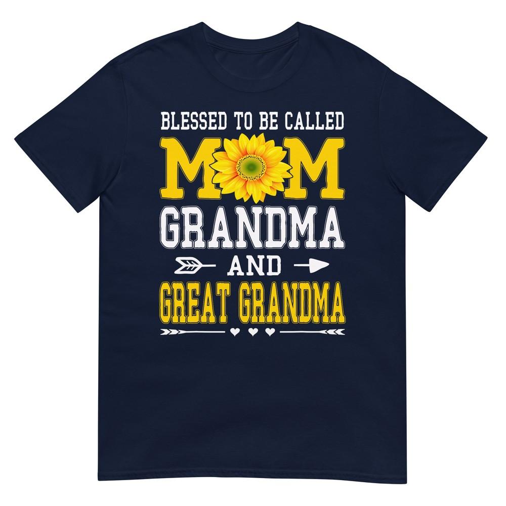 Blessed To Be Called Mom Grandma Great Grandma Mothers Day Tshirt S