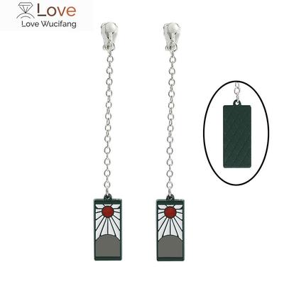 Продам японське аніме Demon Slayer Blade Ear Clip Tanjiro Acrylic Earrings Men and Women Cosplay Jewelry