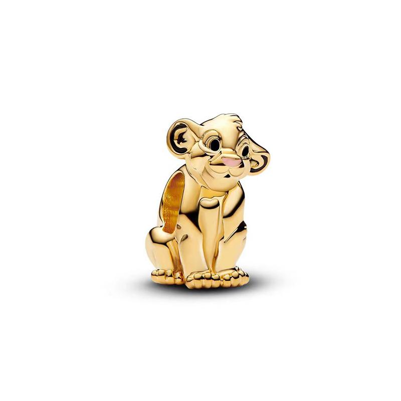 Charm Originale Animal King Simba Beads Fits Bracelets Necklace For Charms Copper Women Luxury Diy Jewelry Making