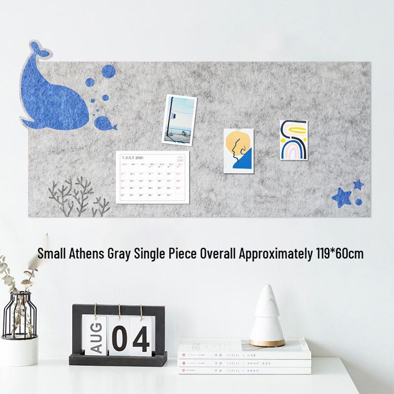 Nordic Dolphin Felt Wall Sticker for Kids  Room - Message & Photo Display Board