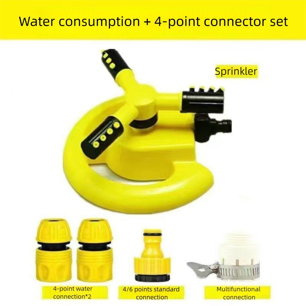 Water-Saving Automatic Lawn Sprinkler 360 Degree Rotating Irrigation Water Sprayer Agricultural