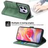 DIERFENG DF-03 For Xiaomi Redmi Note 14 4G (163.25x76.55x8.16mm) Leather Case Lines Imprint Wallet Phone Cover