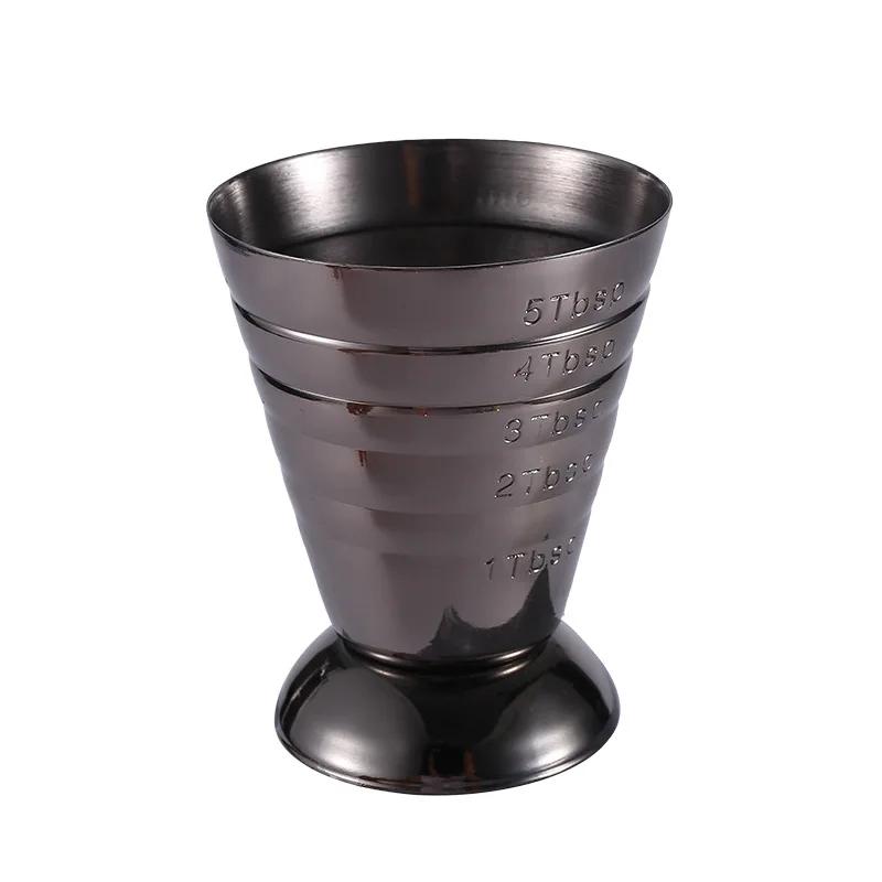 75ML Stainless Steel Measure Cup Cocktail Tool Bar Mixed Drink Accessories 3 In 1 Cocktail Tools Bar Jigger Cup