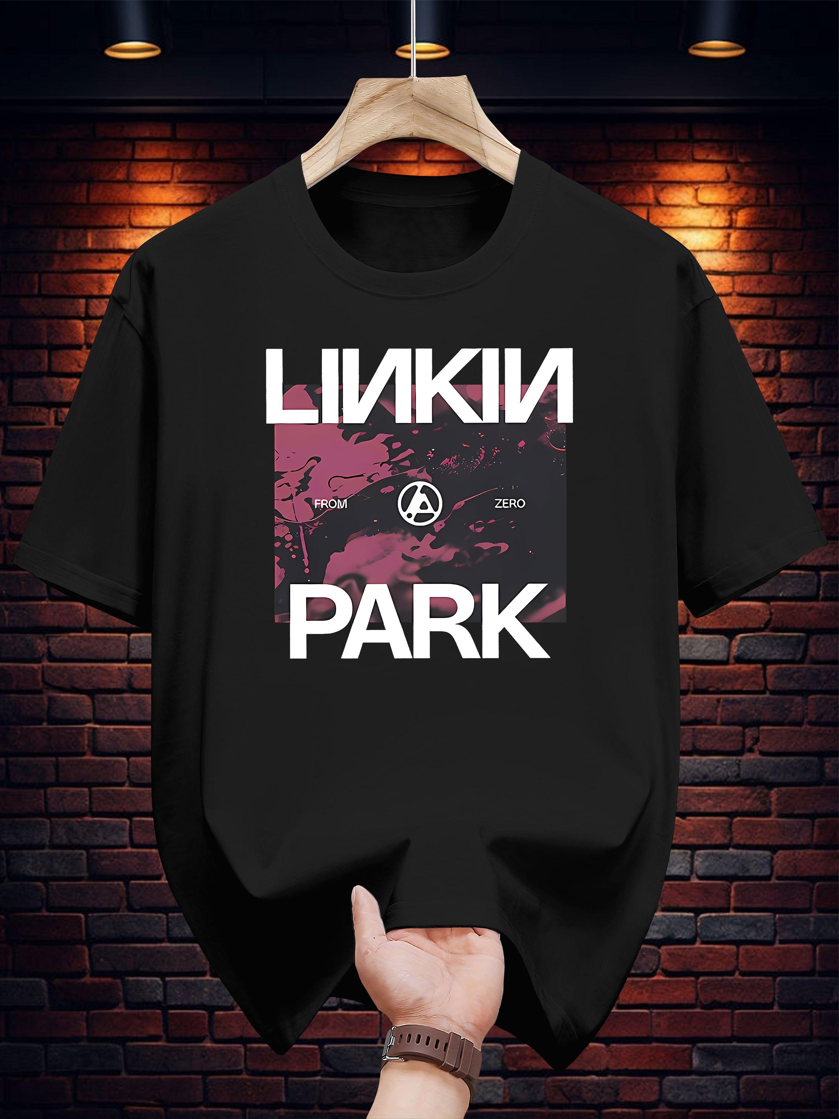 T-shirt with Bold Graphic Print - Black Casual Summer Tee S