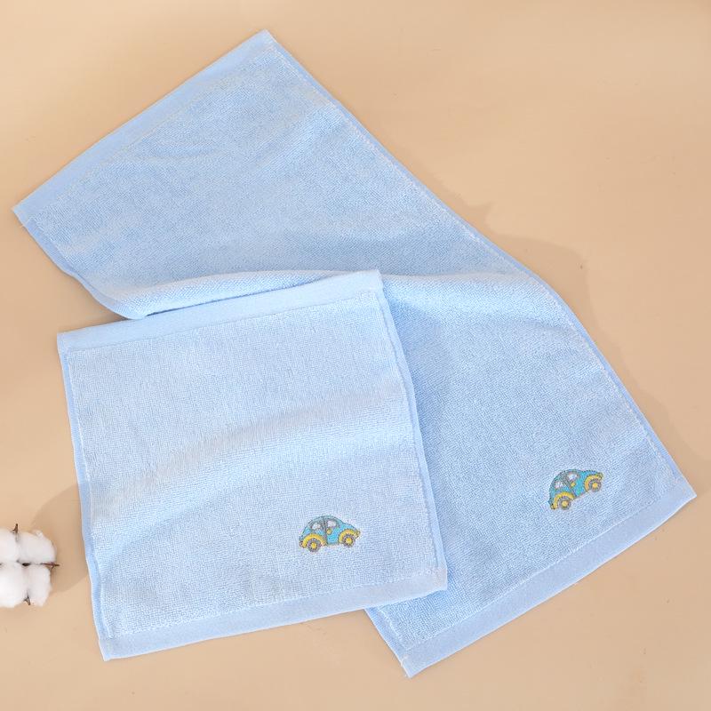 

Гаоян Детское мультяшное вышитое полотенце для лица из чистого хлопка - Мягкое, Плотное, Впитывающее, Дизайн маленького квадрата 25*25cm square towel