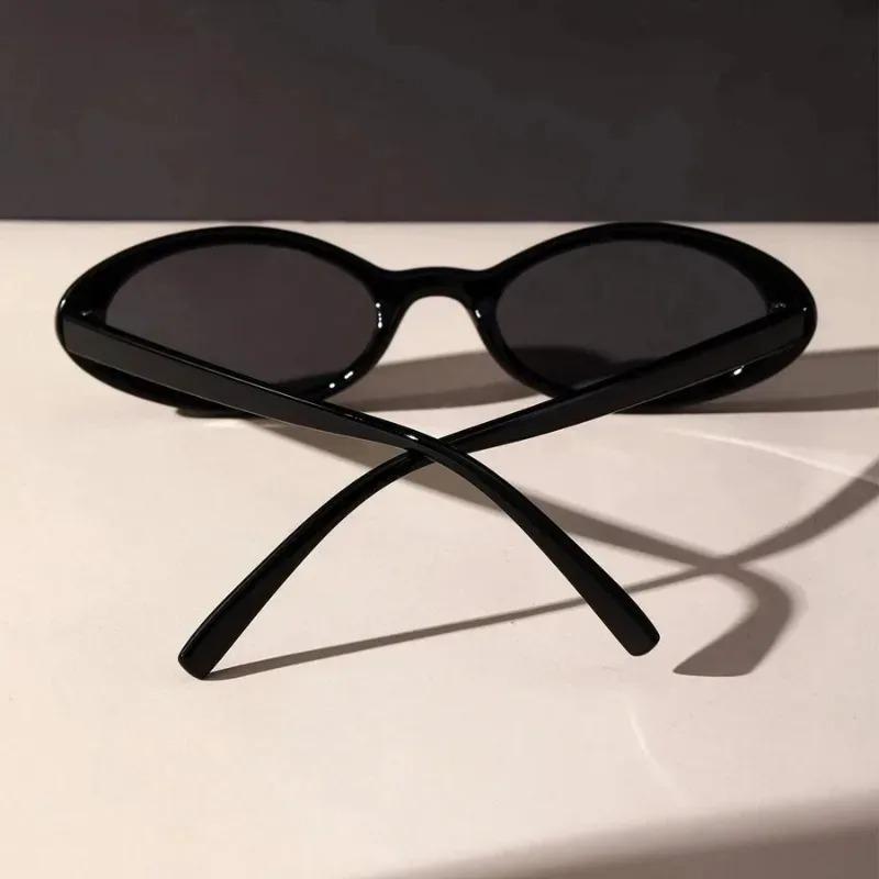 Vintage Oval Sunglasses Men Luxury Brand Designer Small Oval Male Female Sun Glasses Retro Fashionable Women Eyewear